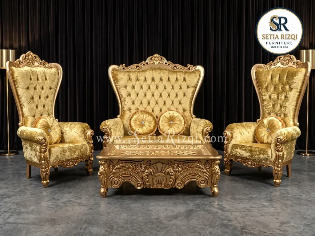 Sofa Tamu Klasik Mewah Jepara