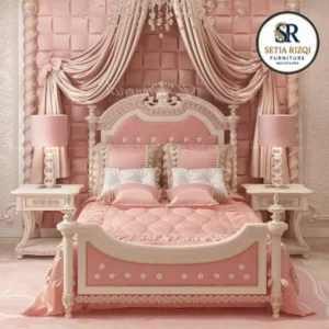 Tempat Tidur Anak Pink Princess