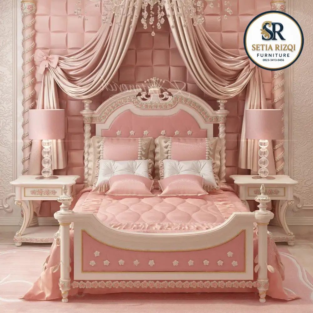 Tempat Tidur Anak Pink Princess