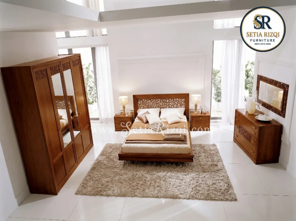 Tempat Tidur Minimalis Mewah Natural