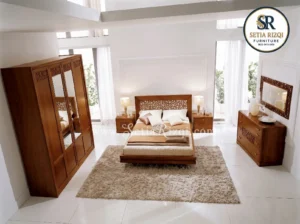Tempat Tidur Minimalis Mewah Natural
